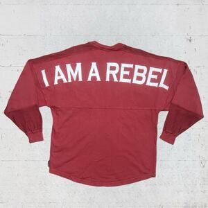 Spirit Jersey Red Mesh I Am A Rebel  Ole' Miss UNLV Size Small